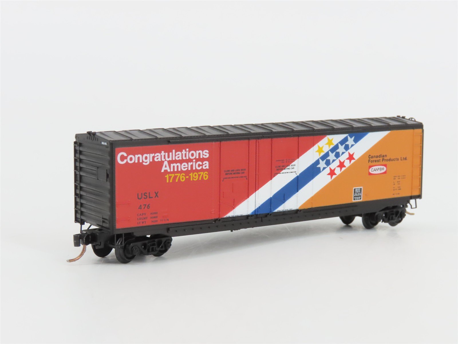 N Scale Micro-Trains MTL 75050 USLX Canadian Forest Products 50' Box Car #476