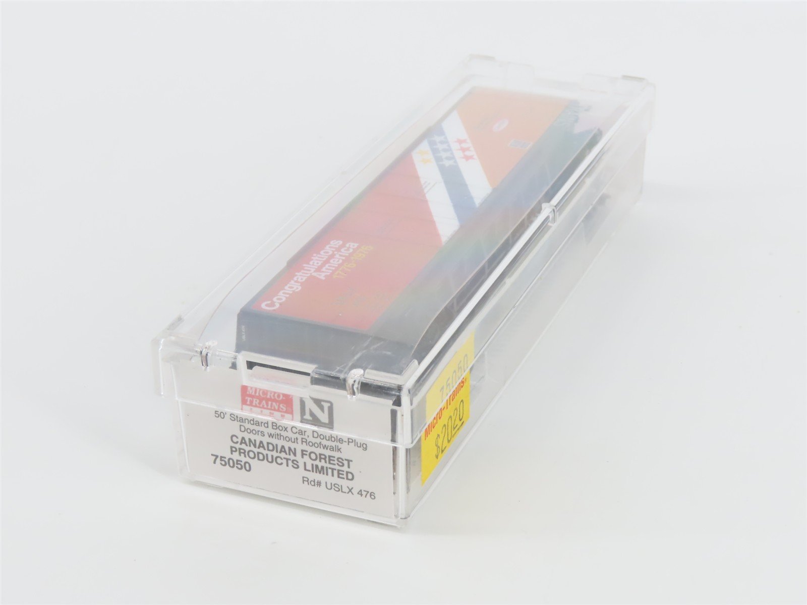 N Scale Micro-Trains MTL 75050 USLX Canadian Forest Products 50' Box Car #476