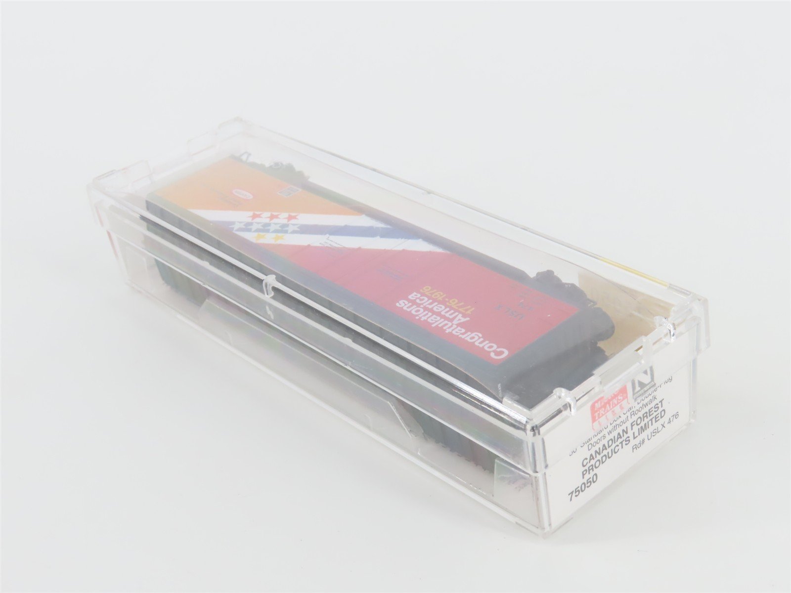 N Scale Micro-Trains MTL 75050 USLX Canadian Forest Products 50' Box Car #476