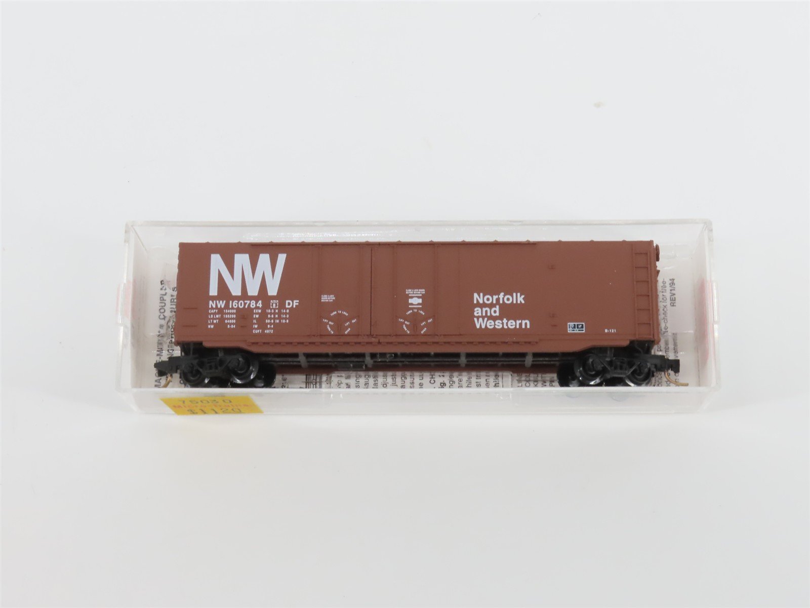 N Scale Micro-Trains MTL 75030 NW Norfolk & Western 50' Box Car #160784
