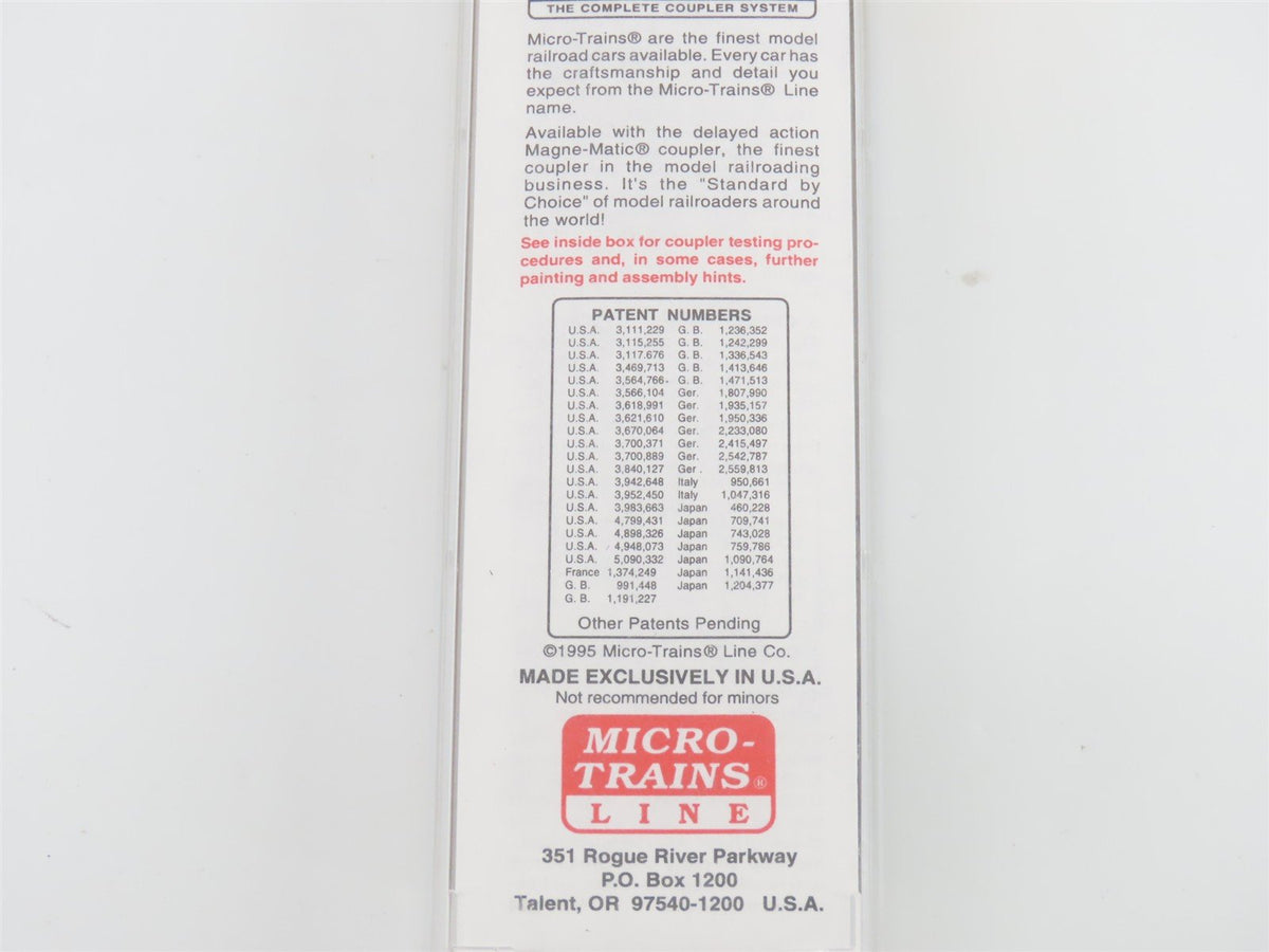 N Scale Micro-Trains MTL 75030 NW Norfolk &amp; Western 50&#39; Box Car #160784