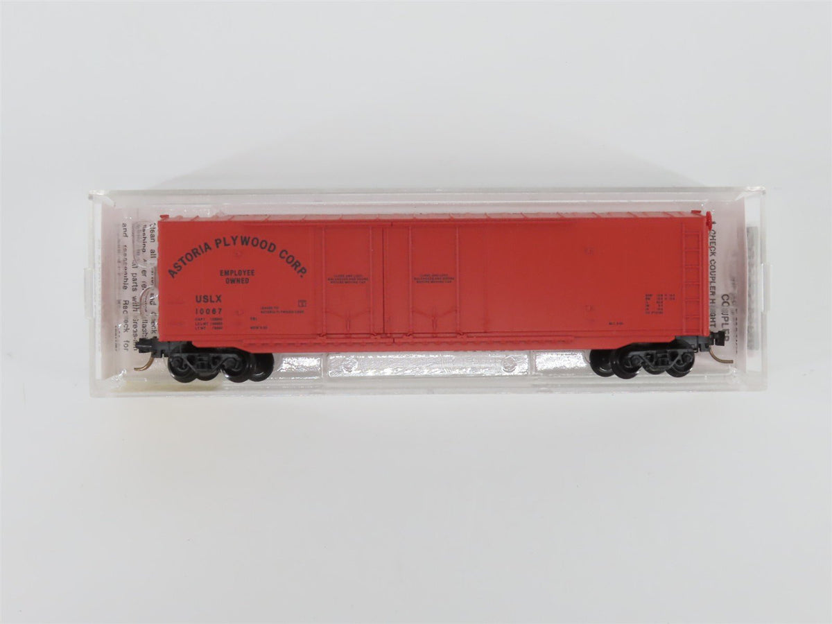 N Micro-Trains MTL 75020 USLX Astoria Plywood 50&#39; Double Door Box Car 10067