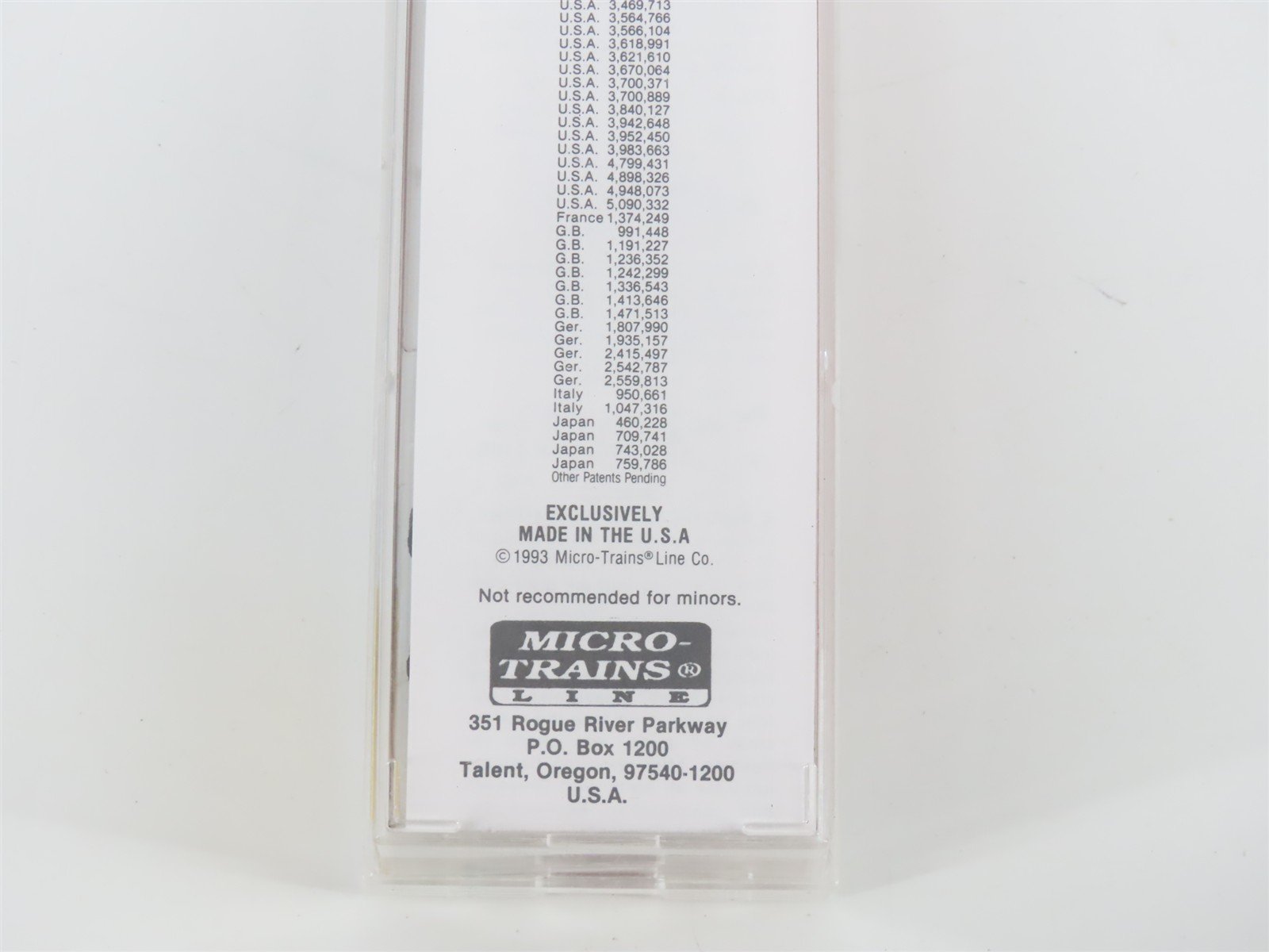 N Micro-Trains MTL 75020 USLX Astoria Plywood 50' Double Door Box Car 10067