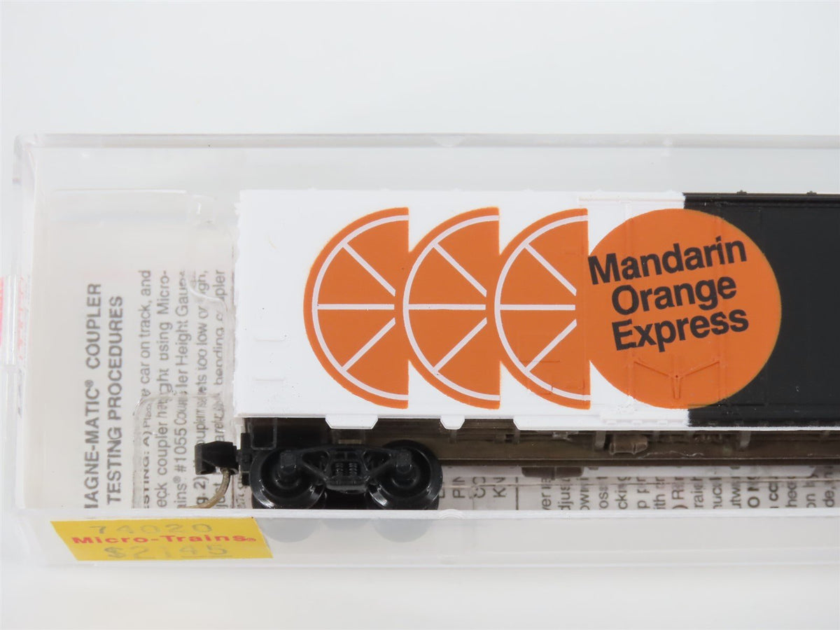 N Scale Micro-Trains MTL CP Rail Mandarin Orange Express 40&#39; Box Car #35893