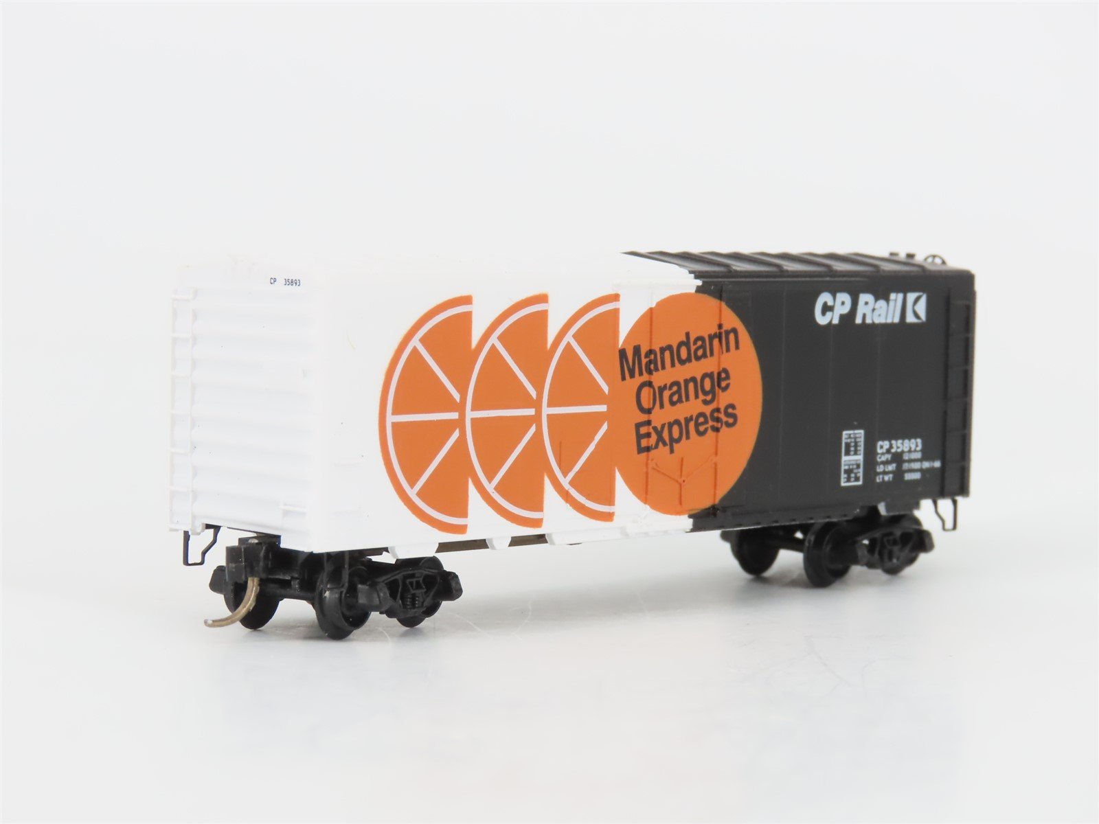 N Scale Micro-Trains MTL CP Rail Mandarin Orange Express 40' Box Car #35893