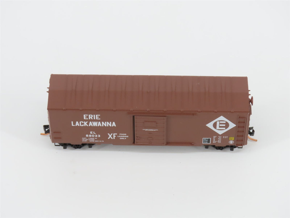N Scale Micro-Trains MTL 73030 EL Erie Lackawanna 40&#39; Single Door Box Car #88033