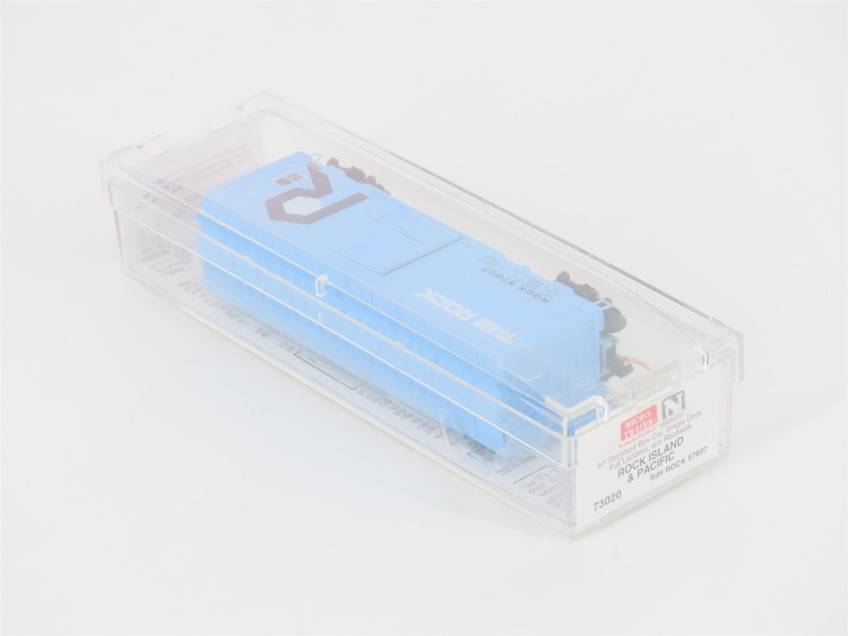N Micro-Trains MTL 73020 ROCK Rock Island &amp; Pacific Single Door Box Car 57607