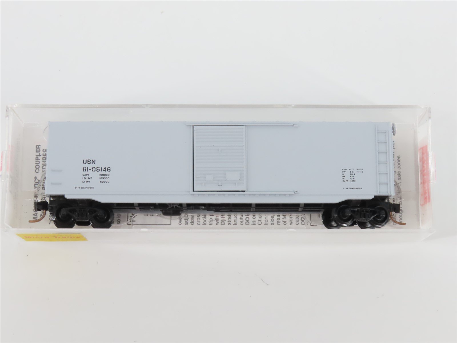 N Micro-Trains MTL 77040 USN United States Navy 50 Single Door Box Car 61-05146