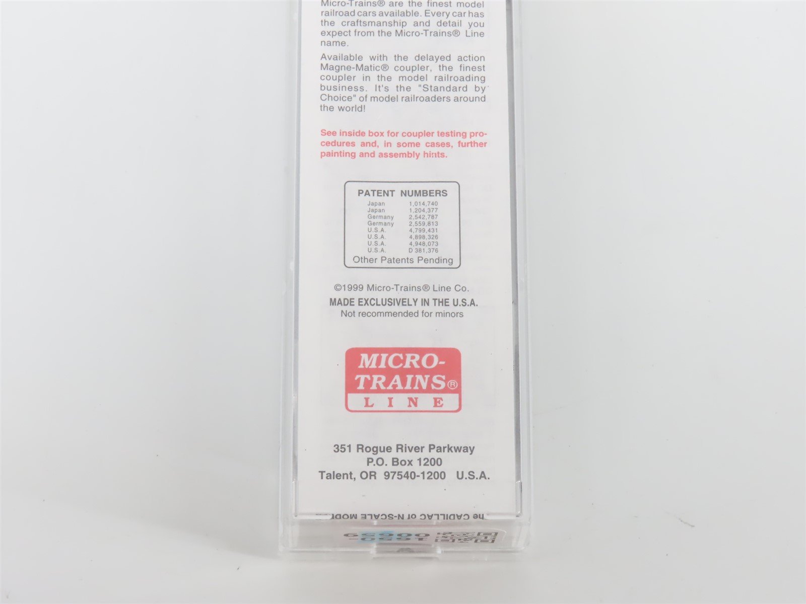 N Micro-Trains MTL 77040 USN United States Navy 50 Single Door Box Car 61-05146