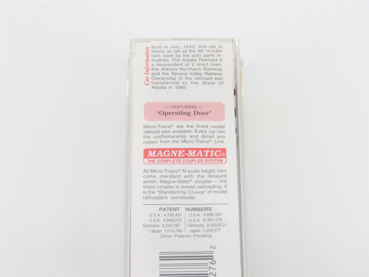 N Scale Micro-Trains MTL 77030 ARR McKinley National Park Route 50&#39; Box Car 8019