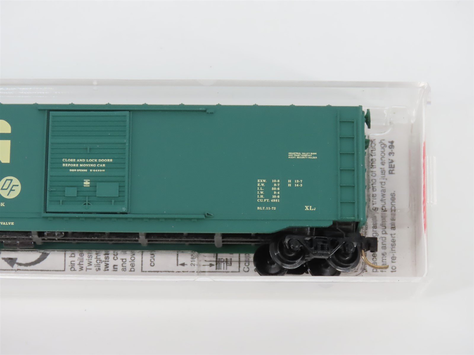 N Scale Micro-Trains MTL 77020 RDG Reading 50' Single Door Box Car #20054