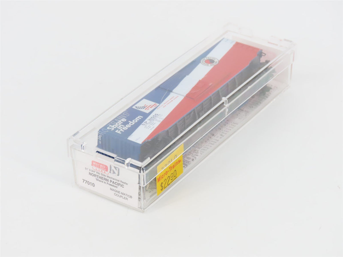 N Micro-Trains MTL 77010 NP Northern Pacific &quot;Share in Freedom&quot; Mech Reefer