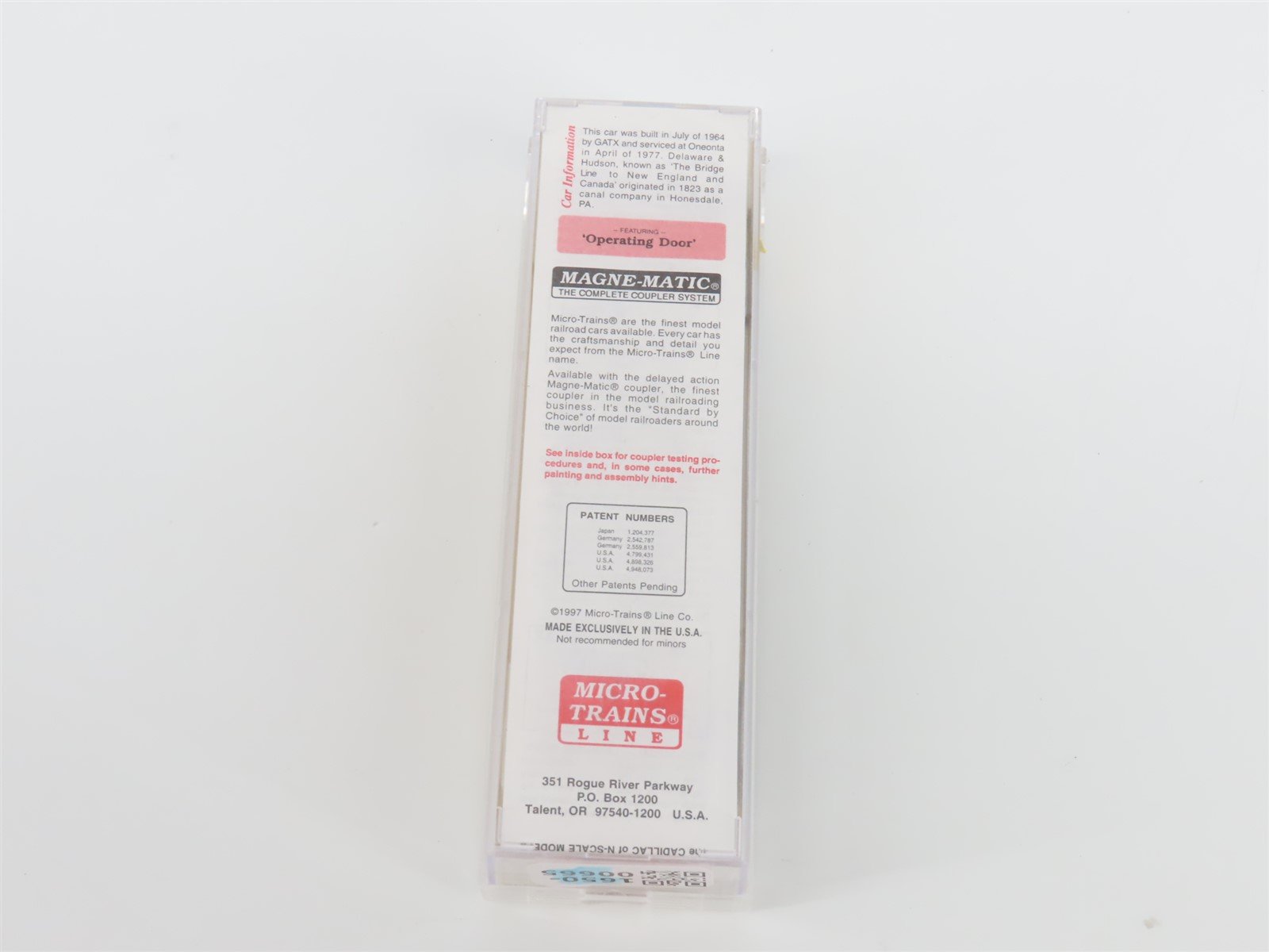 N Scale Micro-Trains MTL 76020 D&H 