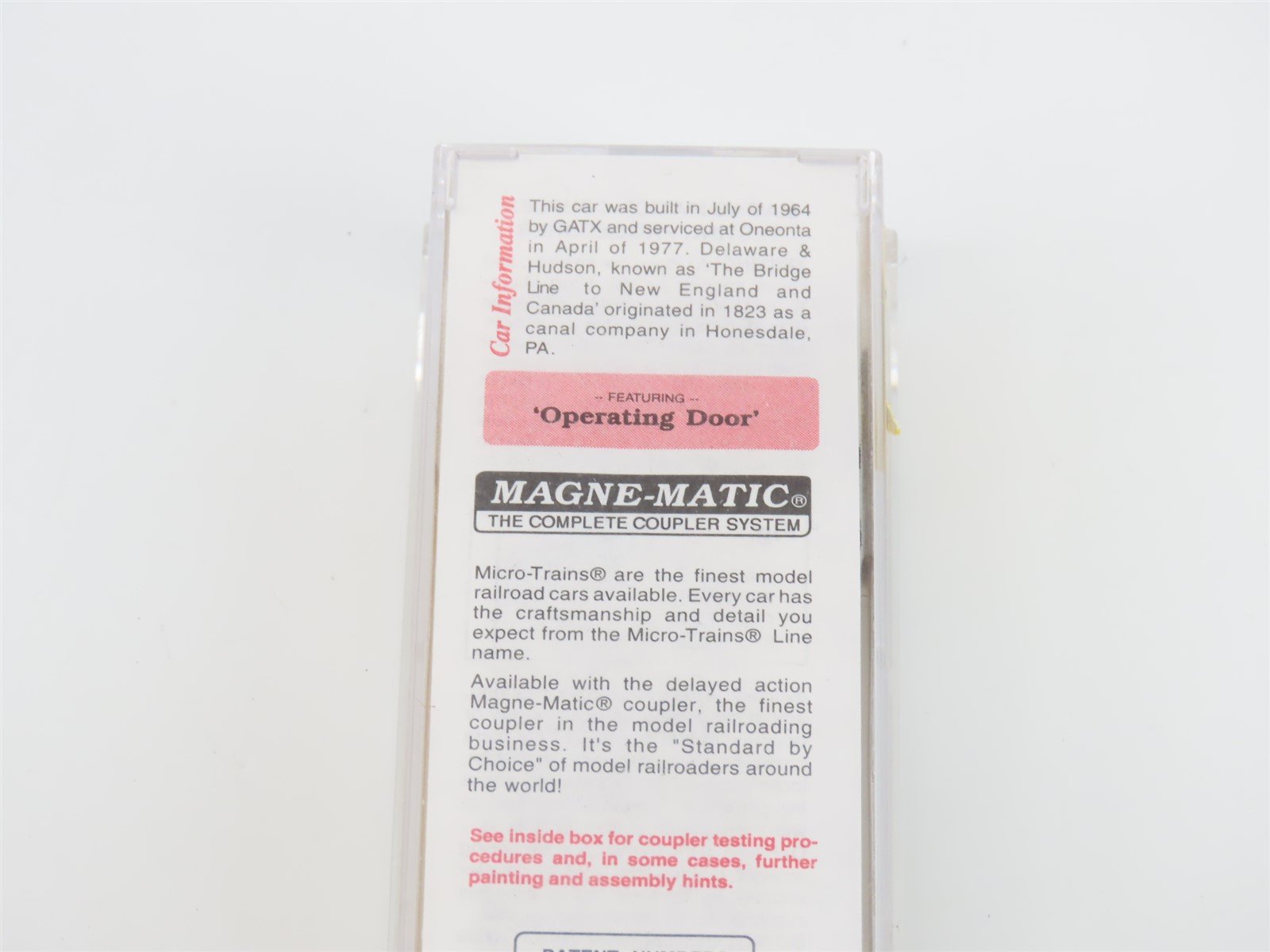 N Scale Micro-Trains MTL 76020 D&H 