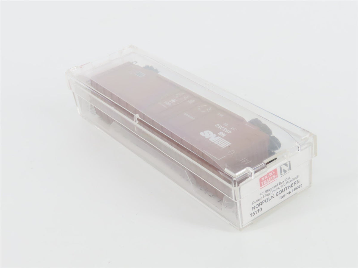 N Micro-Trains MTL 75110 NS Norfolk Southern Double Plug Door Box Car #455350