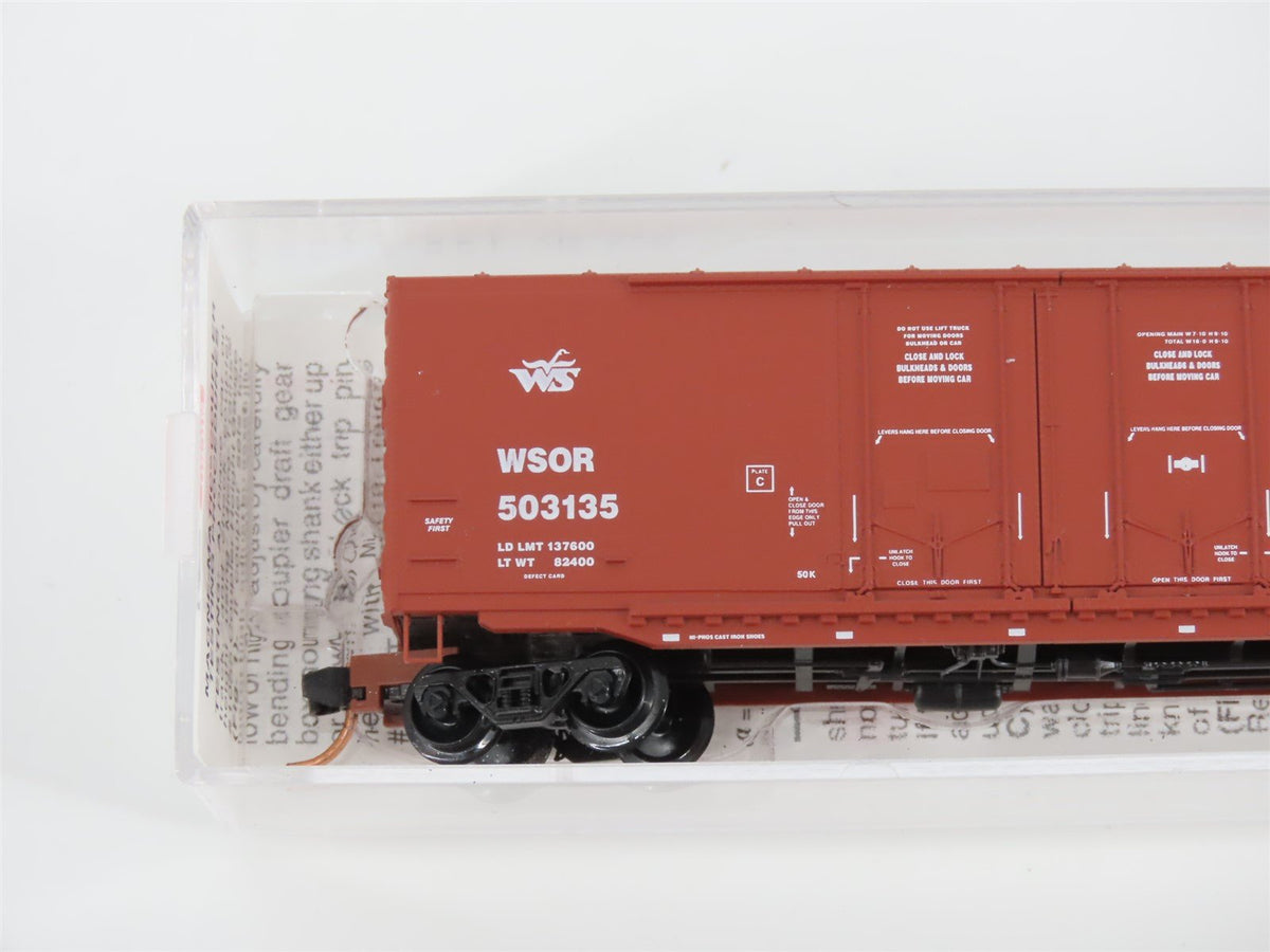N Micro-Trains MTL 75070 WSOR Wisconsin &amp; Southern 50&#39; Double Door Boxcar 503135