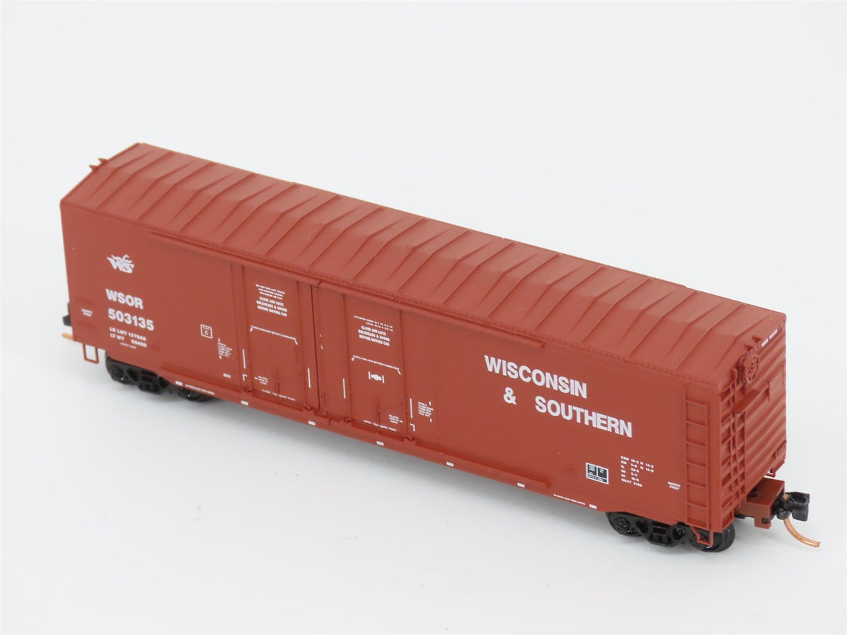 N Micro-Trains MTL 75070 WSOR Wisconsin &amp; Southern 50&#39; Double Door Boxcar 503135