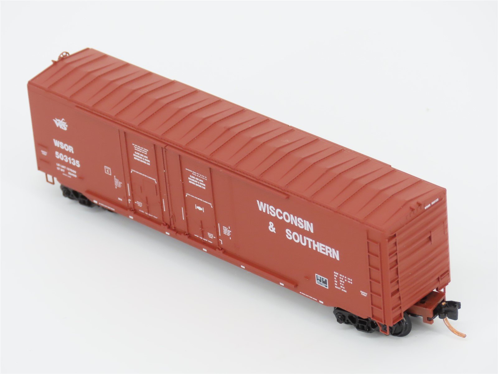 N Micro-Trains MTL 75070 WSOR Wisconsin & Southern 50' Double Door Boxcar 503135