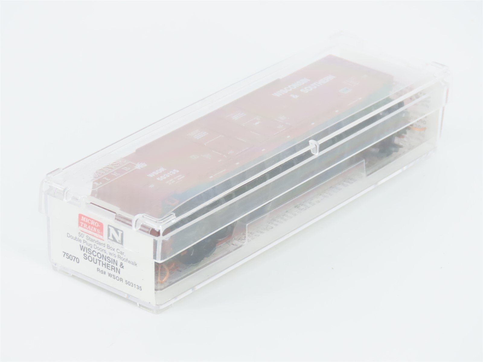 N Micro-Trains MTL 75070 WSOR Wisconsin & Southern 50' Double Door Boxcar 503135