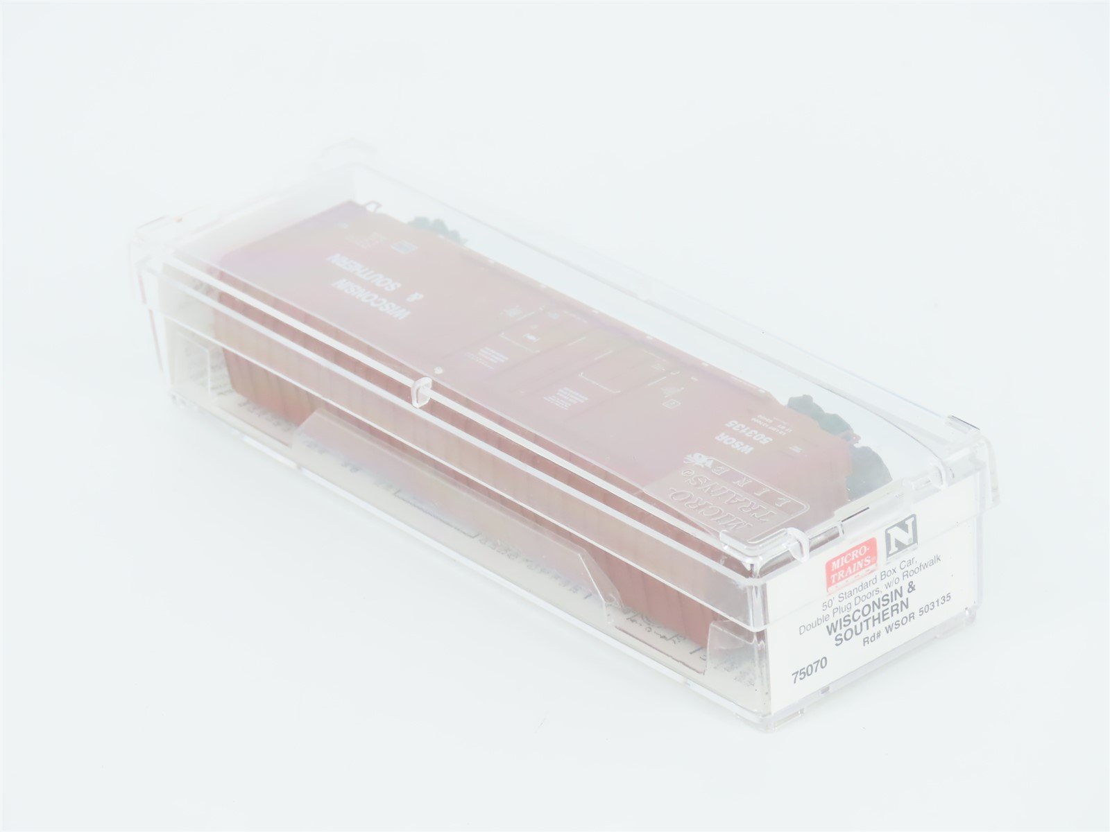 N Micro-Trains MTL 75070 WSOR Wisconsin & Southern 50' Double Door Boxcar 503135