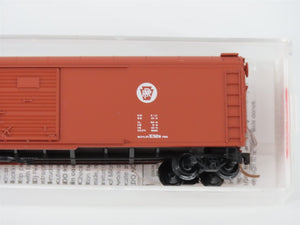N Micro-Trains MTL 79010 PRR Pennsylvania 50' Wagon Top Double Door Boxcar 48302