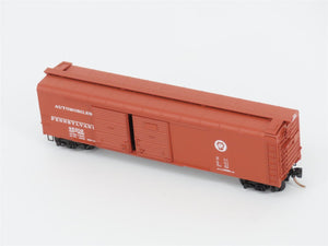 N Micro-Trains MTL 79010 PRR Pennsylvania 50' Wagon Top Double Door Boxcar 48302