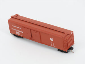 N Micro-Trains MTL 79010 PRR Pennsylvania 50' Wagon Top Double Door Boxcar 48302