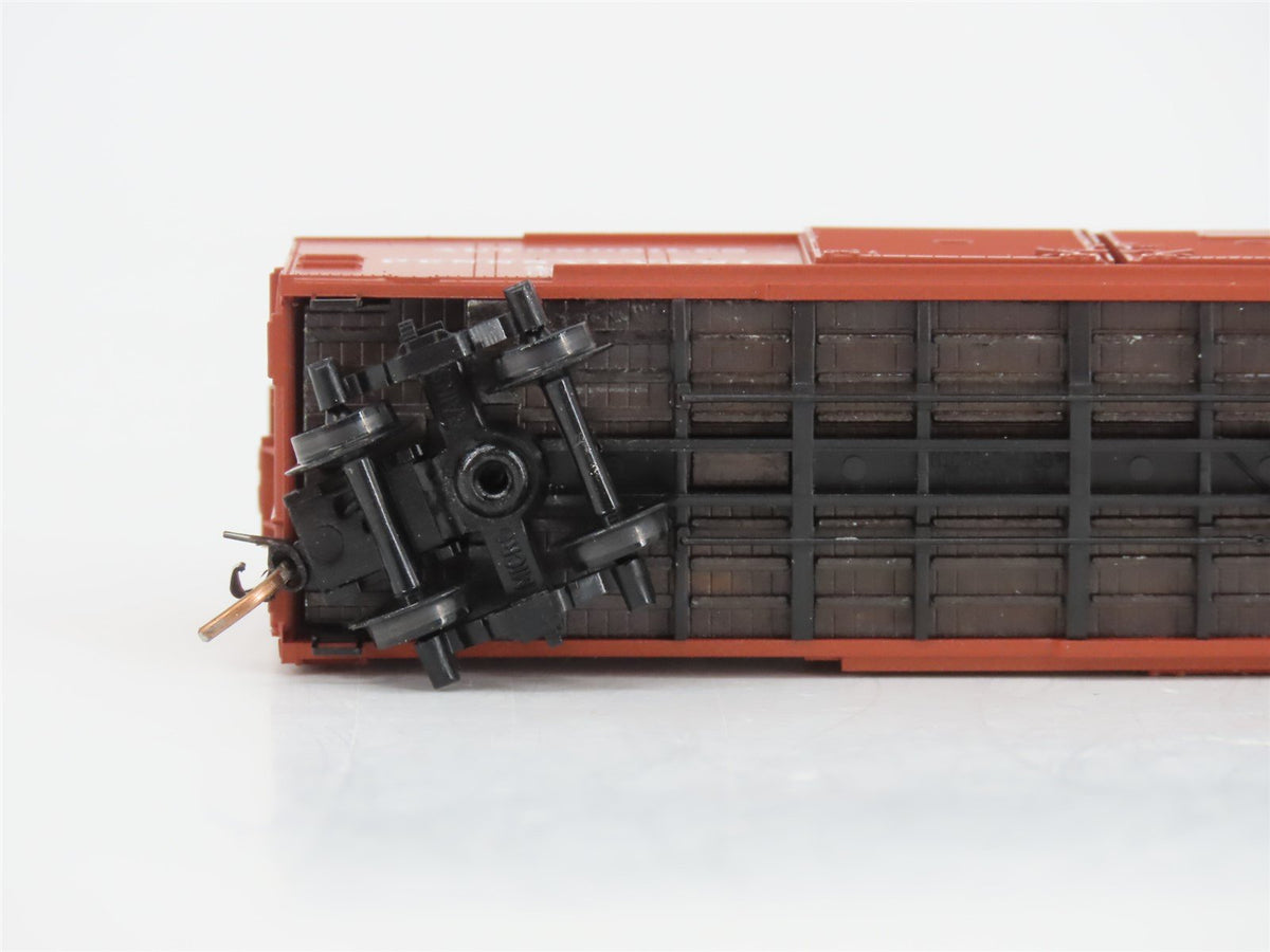 N Micro-Trains MTL 79010 PRR Pennsylvania 50&#39; Wagon Top Double Door Boxcar 48302