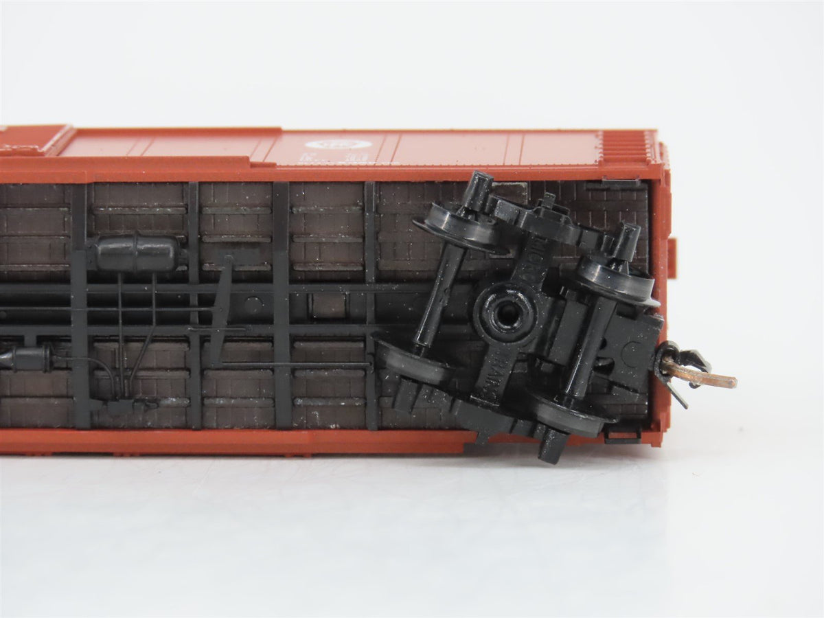 N Micro-Trains MTL 79010 PRR Pennsylvania 50&#39; Wagon Top Double Door Boxcar 48302