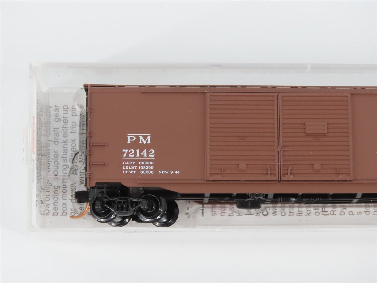 N Scale Micro-Trains MTL 78100 PM Pere Marquette 50&#39; Auto Box Car #72142