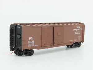 N Scale Micro-Trains MTL 78100 PM Pere Marquette 50' Auto Box Car #72142