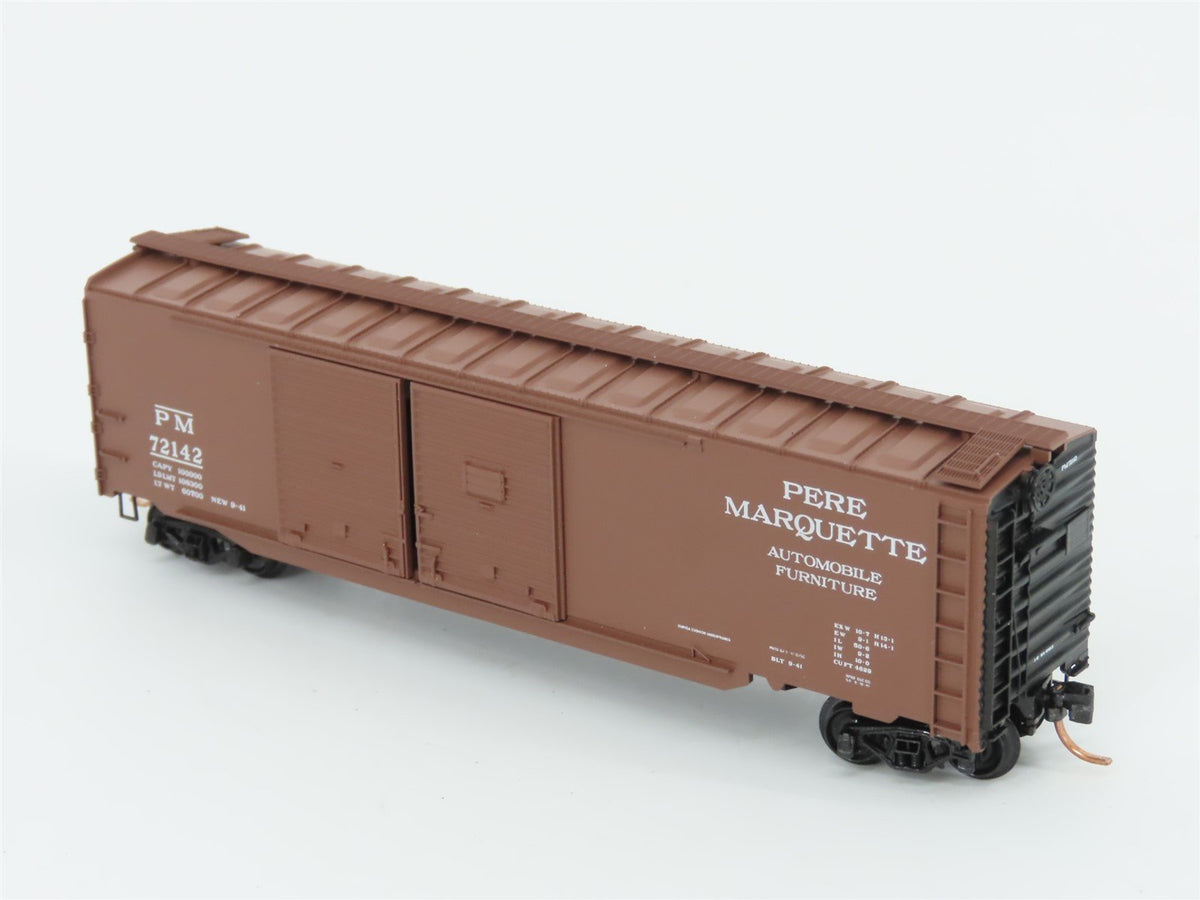 N Scale Micro-Trains MTL 78100 PM Pere Marquette 50&#39; Auto Box Car #72142