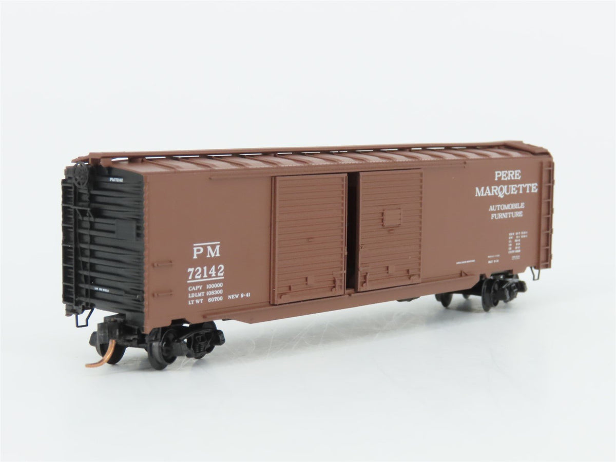 N Scale Micro-Trains MTL 78100 PM Pere Marquette 50&#39; Auto Box Car #72142