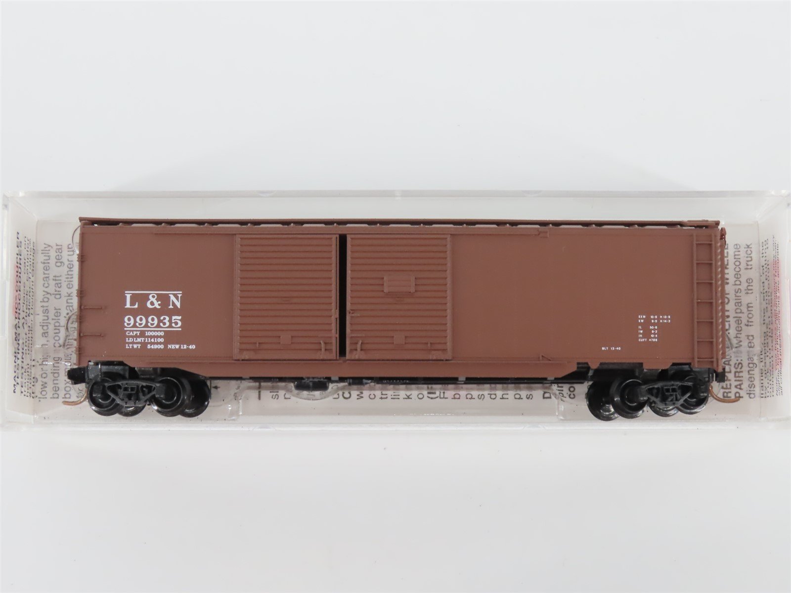 N Scale Micro-Trains MTL 78080 L&N Louisville & Nashville 50' Auto Box Car 99935