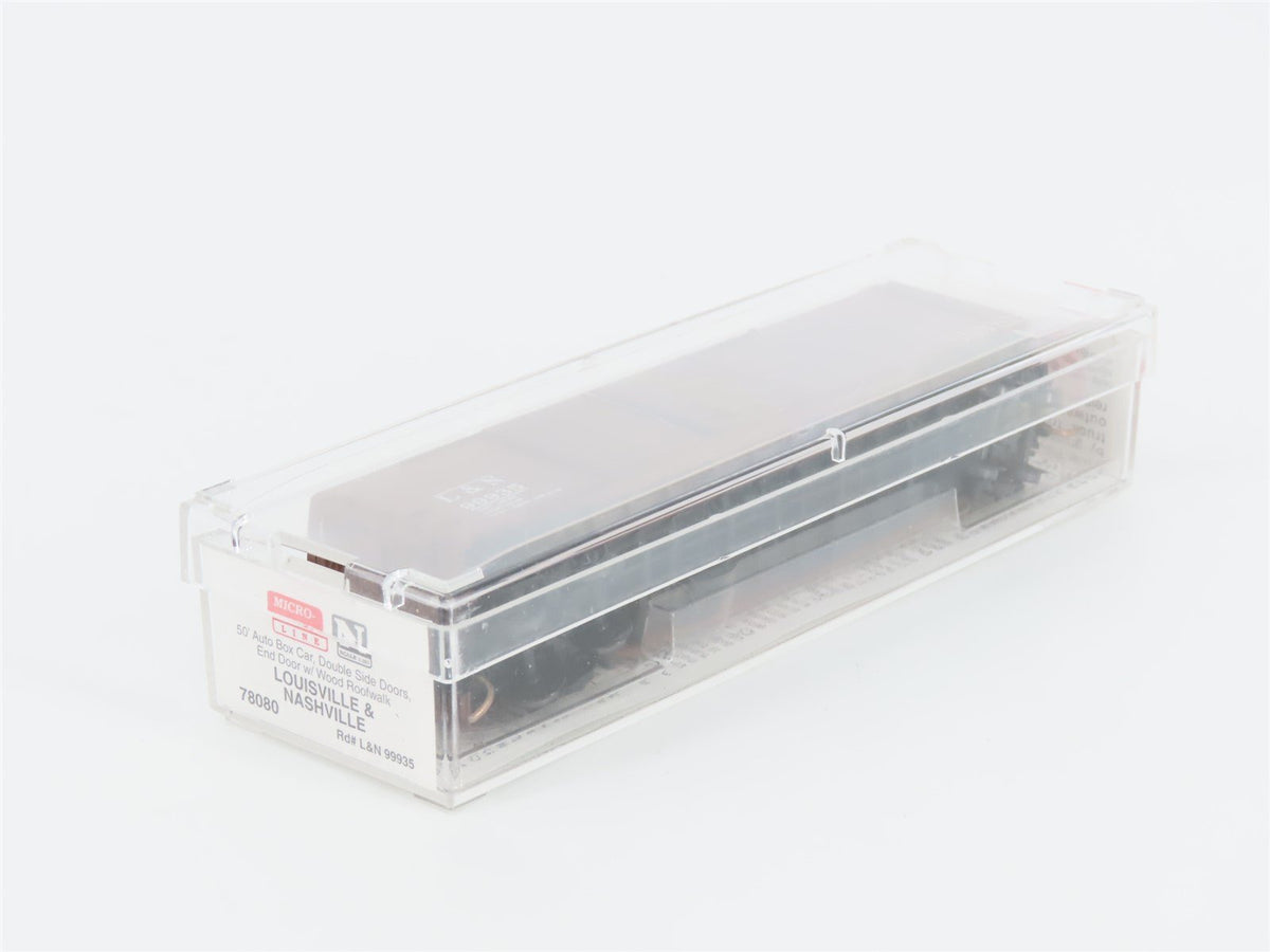 N Scale Micro-Trains MTL 78080 L&amp;N Louisville &amp; Nashville 50&#39; Auto Box Car 99935