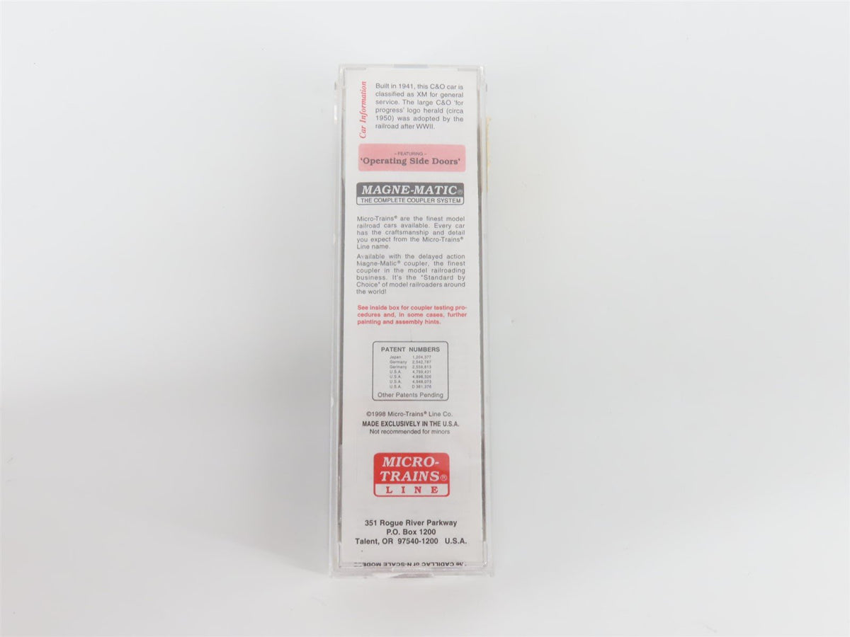 N Scale Micro-Trains MTL 78070 C&amp;O Chesapeake &amp; Ohio 50&#39; Auto Box Car #272189