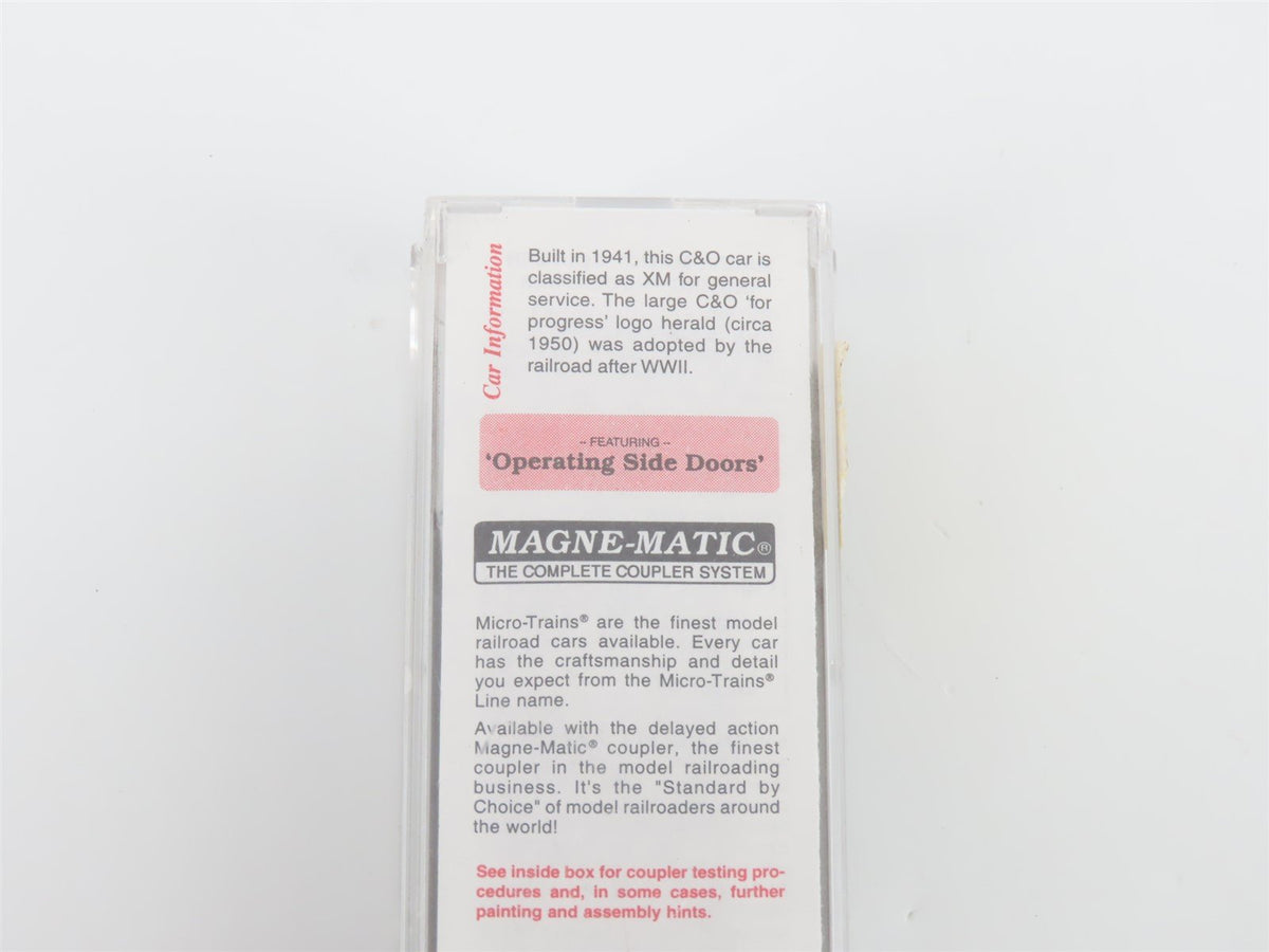 N Scale Micro-Trains MTL 78070 C&amp;O Chesapeake &amp; Ohio 50&#39; Auto Box Car #272189