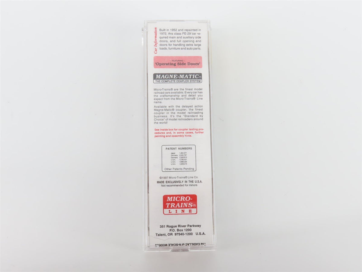 N Scale Micro-Trains MTL 78060 ATSF Santa Fe 50&#39; Double Door Auto Box Car #9870
