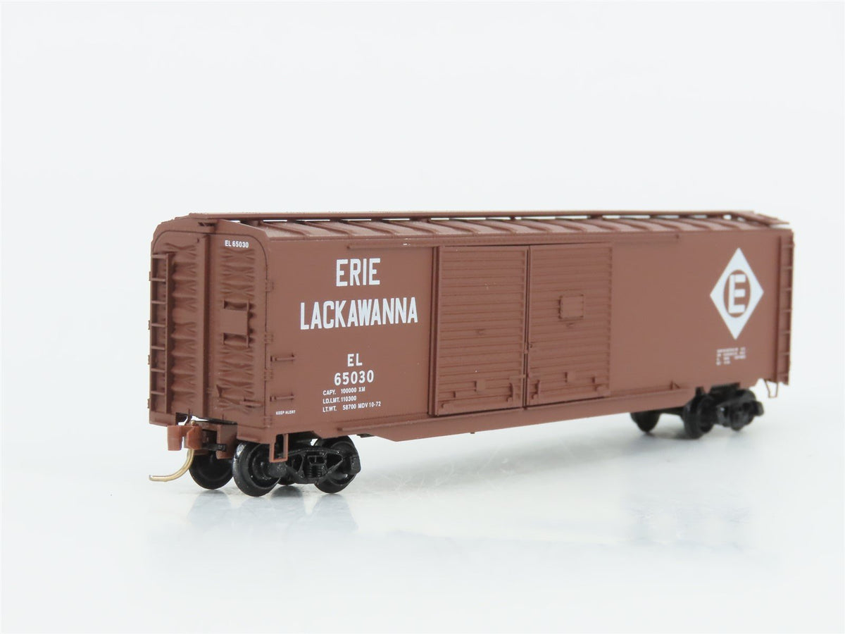 N Micro-Trains MTL 78050 EL Erie Lackawanna 50&#39; Double Door Auto Box Car #65030