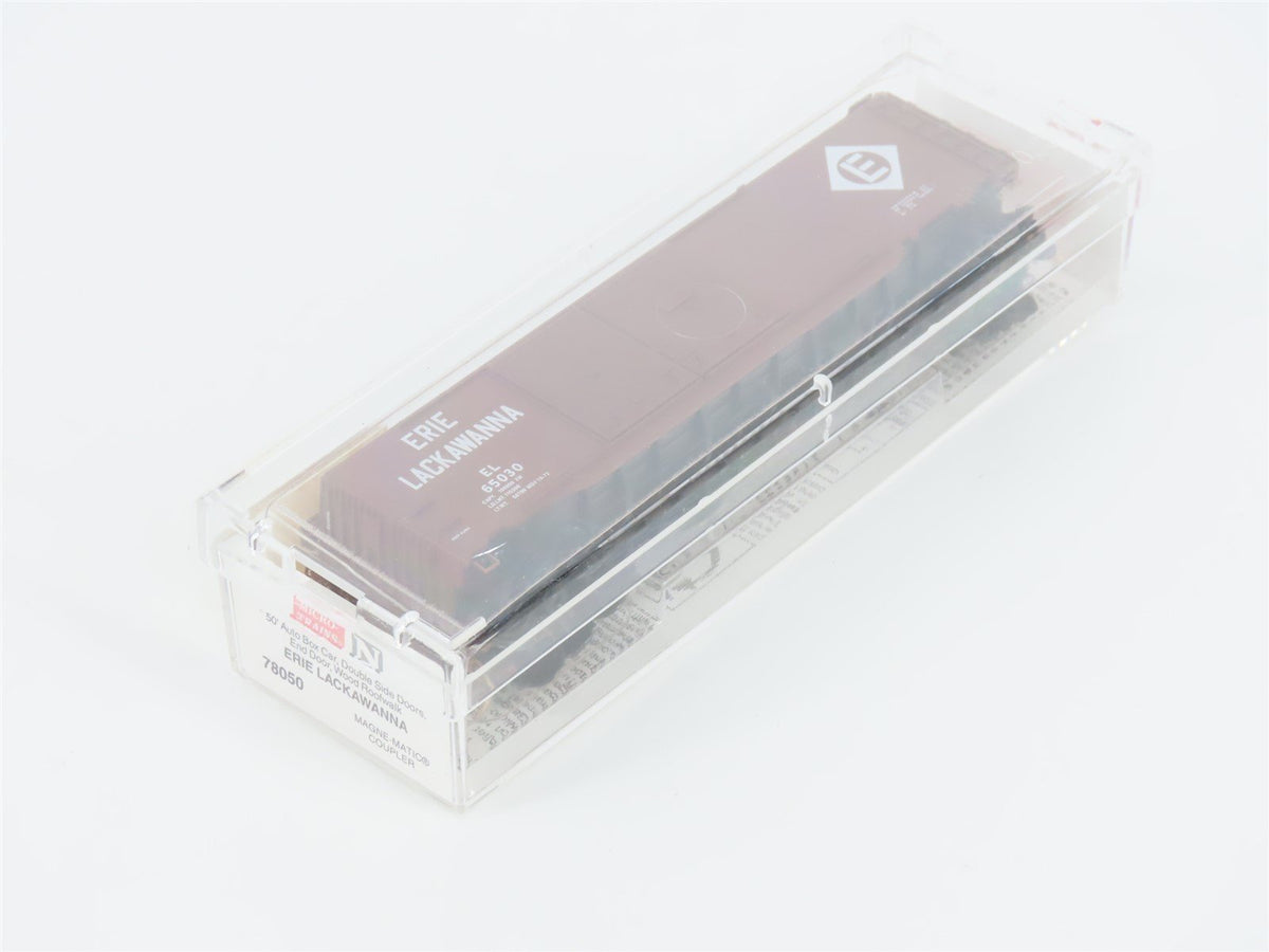 N Micro-Trains MTL 78050 EL Erie Lackawanna 50&#39; Double Door Auto Box Car #65030