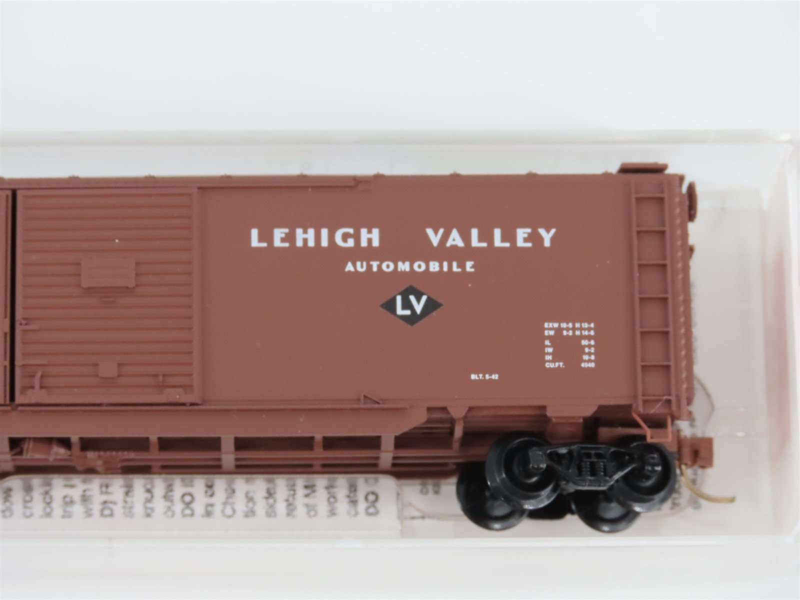 N Micro-Trains MTL 78040 LV Lehigh Valley 50' Double Door Auto Box Car #8505