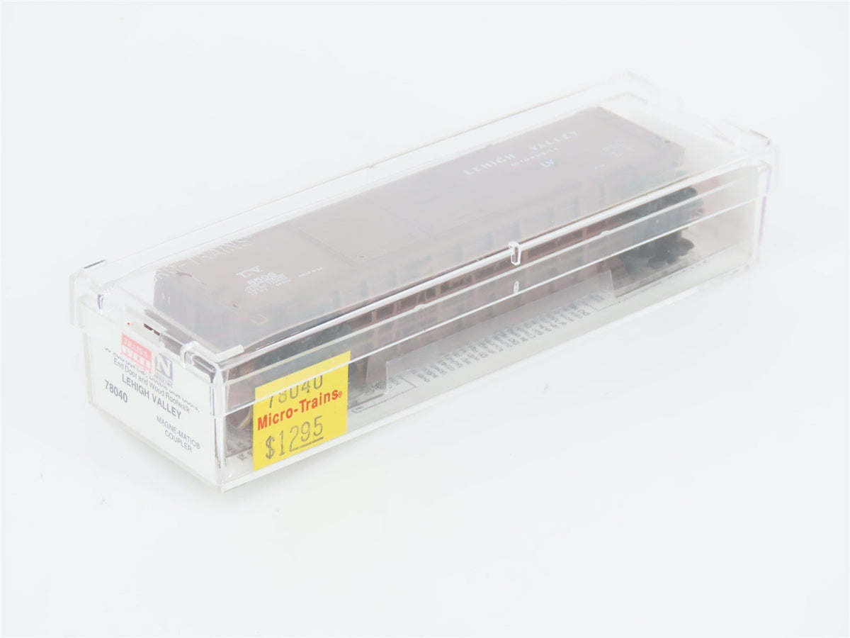 N Micro-Trains MTL 78040 LV Lehigh Valley 50&#39; Double Door Auto Box Car #8505
