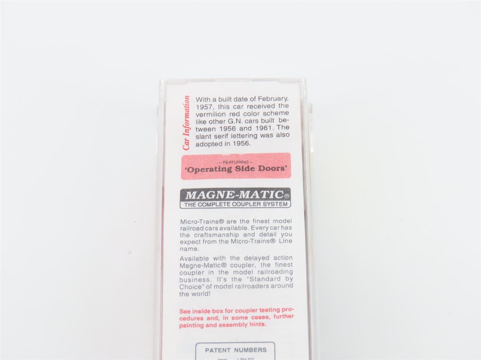 N Micro-Trains MTL 78020 GN Great Northern 50' Double Door Auto Box Car #35449