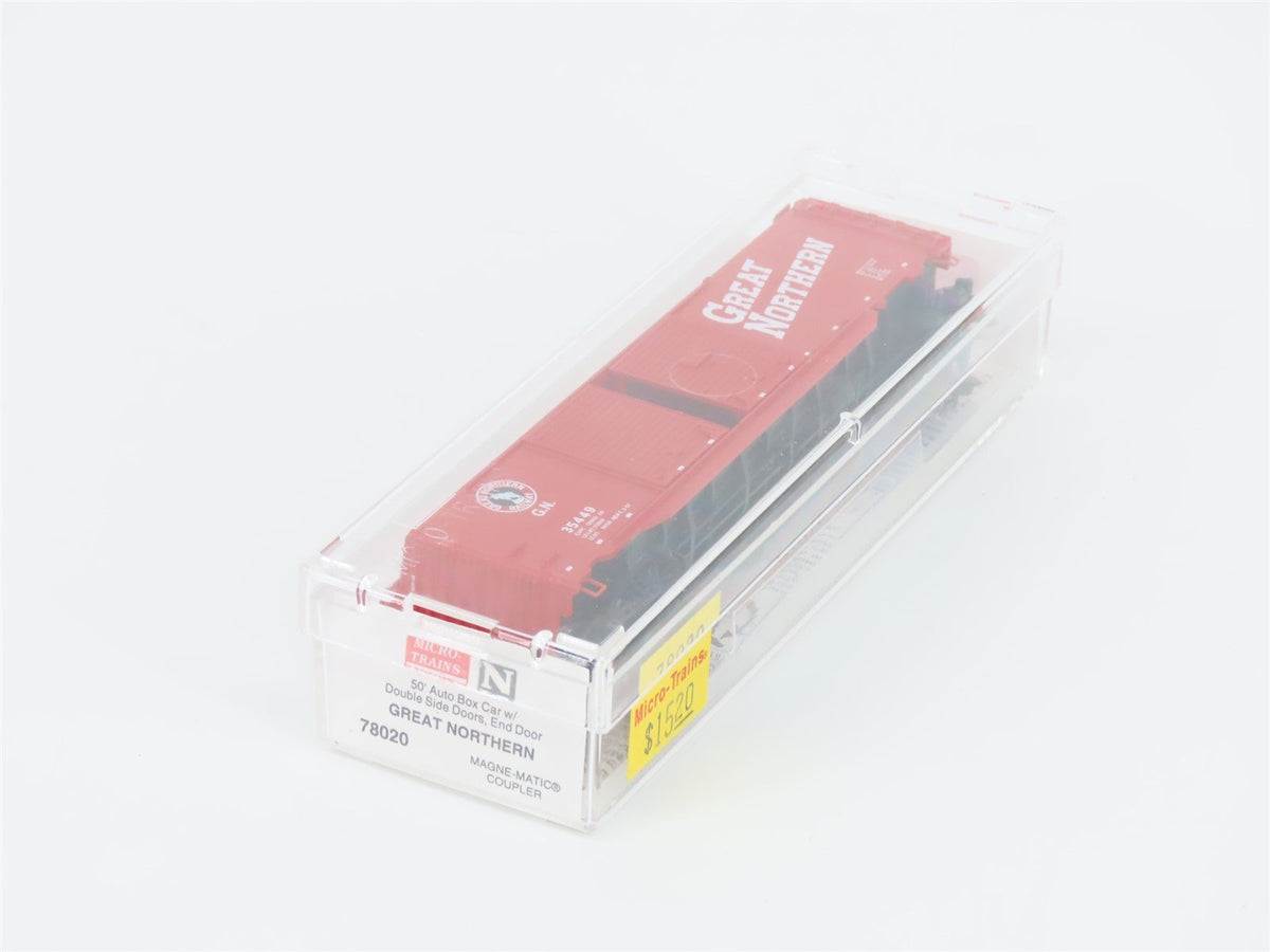 N Micro-Trains MTL 78020 GN Great Northern 50&#39; Double Door Auto Box Car #35449
