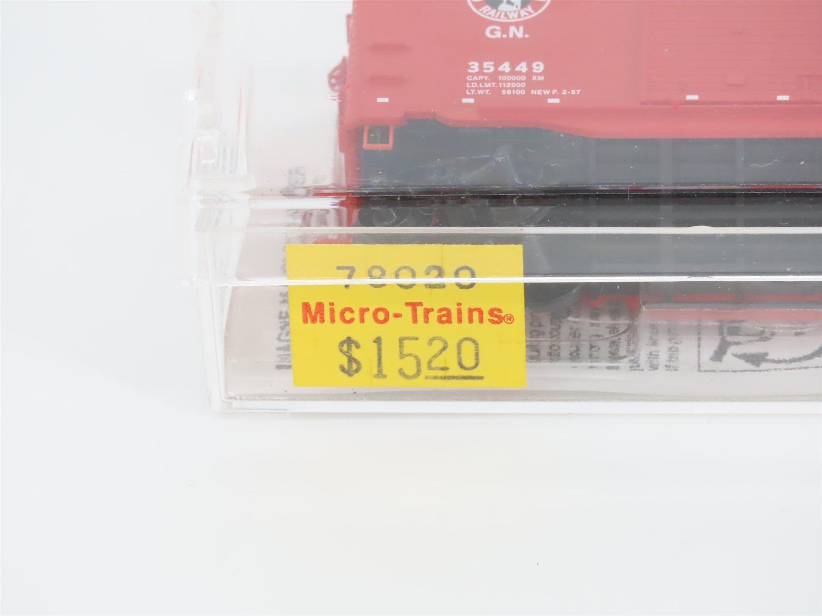 N Micro-Trains MTL 78020 GN Great Northern 50' Double Door Auto Box Car #35449