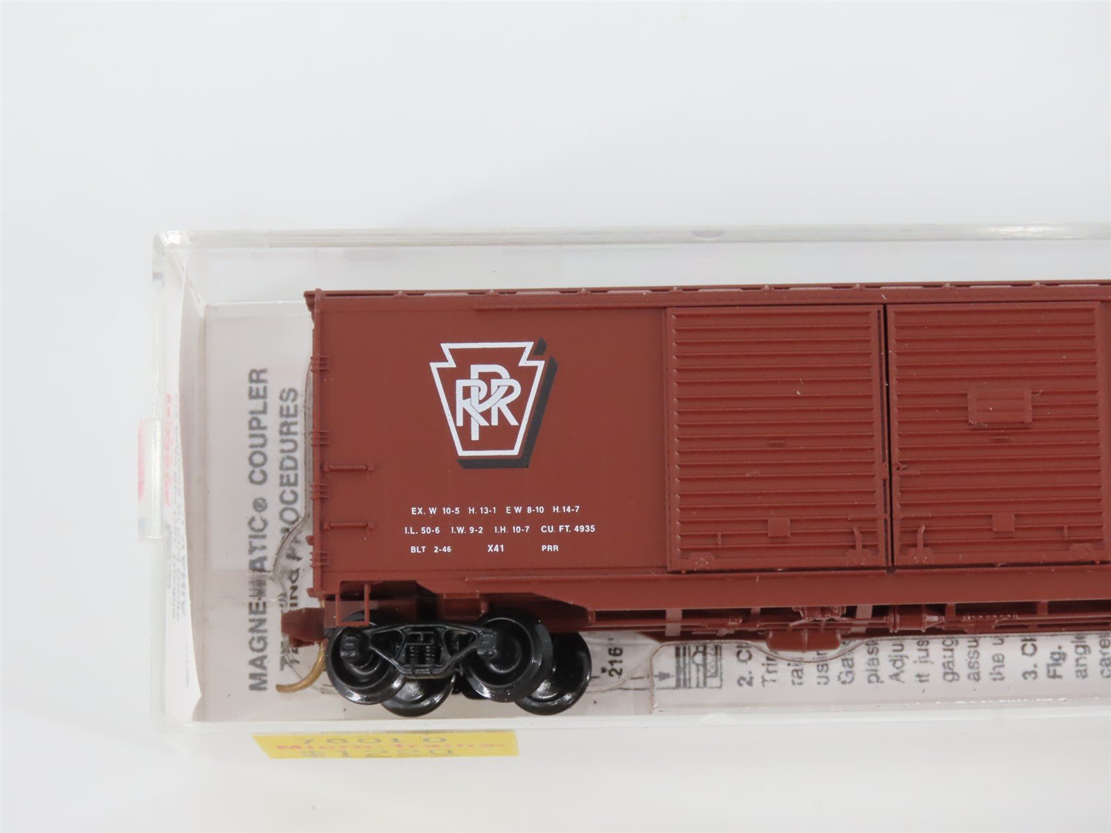 N Micro-Trains MTL 78010 PRR Pennsylvania 50' Double Door Auto Box Car #82023