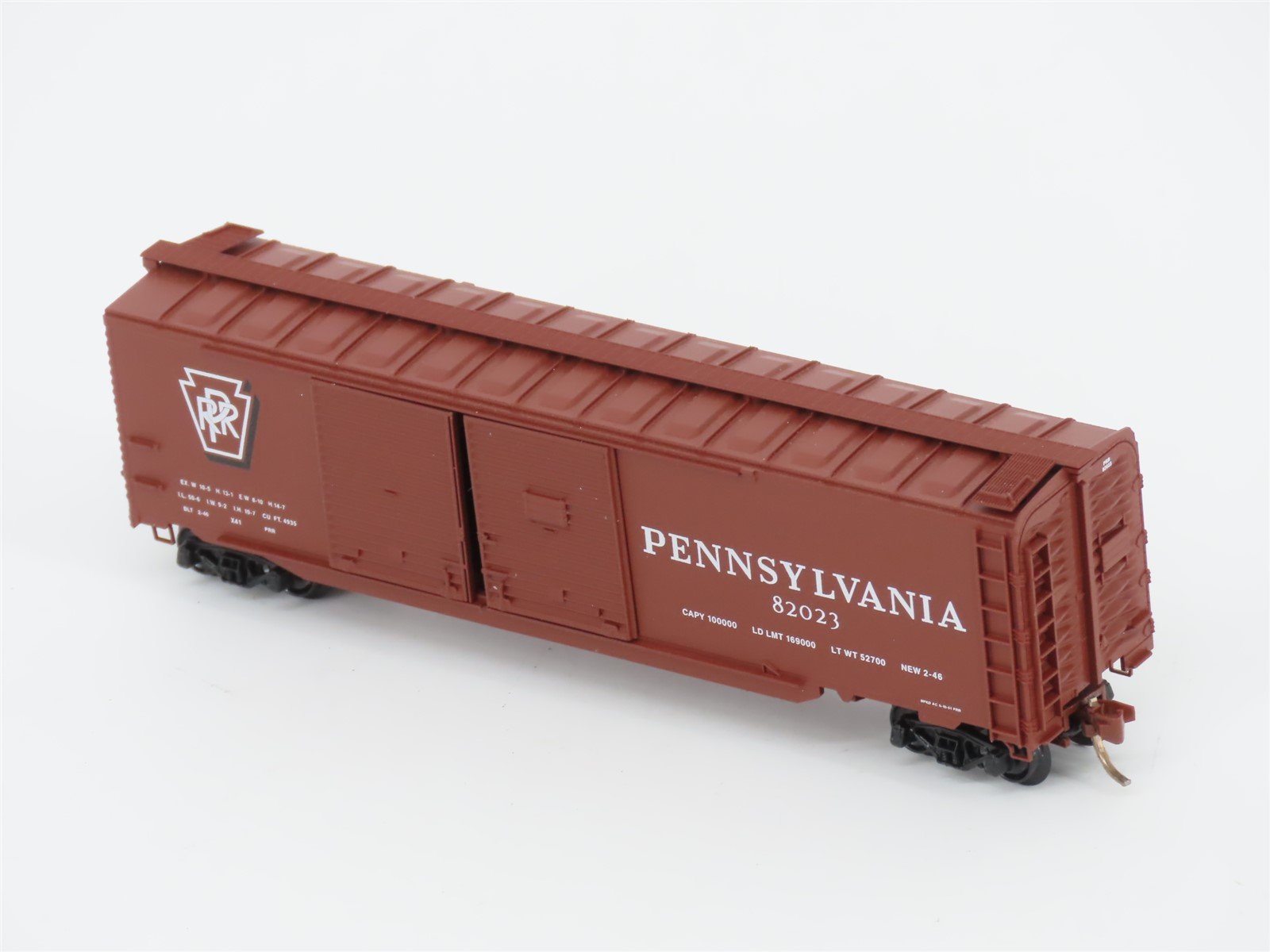 N Micro-Trains MTL 78010 PRR Pennsylvania 50' Double Door Auto Box Car #82023
