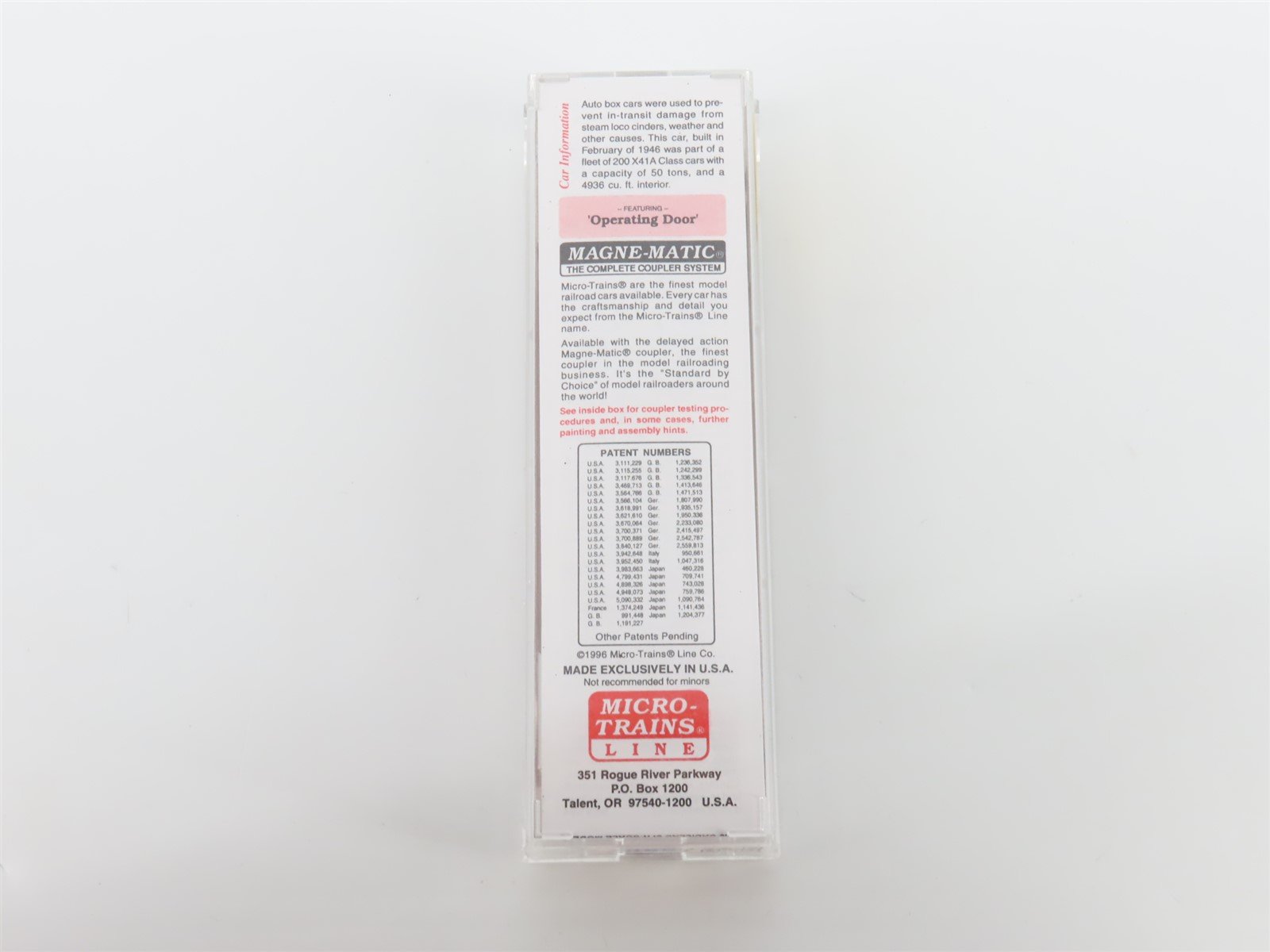 N Micro-Trains MTL 78010 PRR Pennsylvania 50' Double Door Auto Box Car #82023