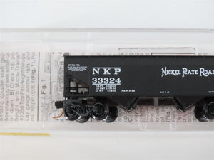 N Scale Micro-Trains MTL 87020 NKP Nickel Plate Road 2-Bay Hopper #33324