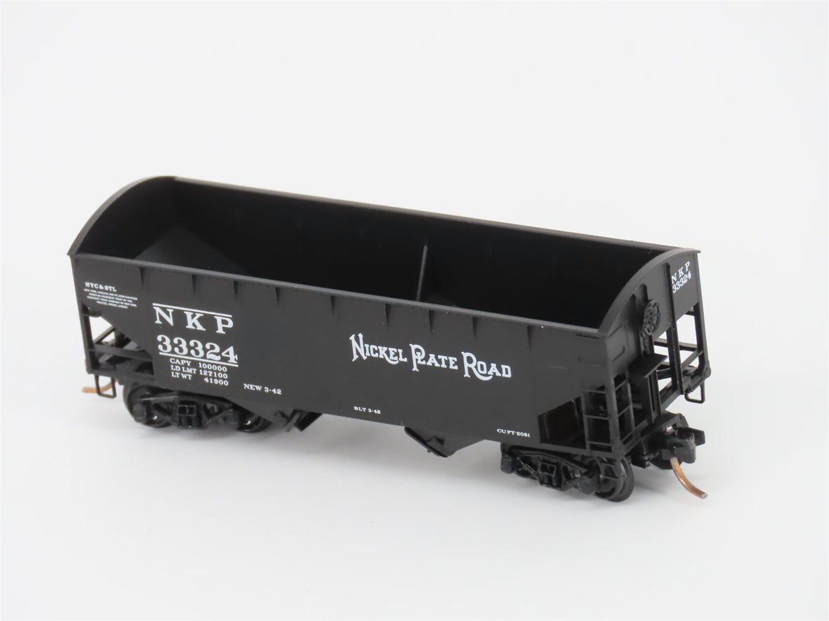 N Scale Micro-Trains MTL 87020 NKP Nickel Plate Road 2-Bay Hopper #33324